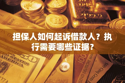 武汉担保人如何起诉借款人？执行需要哪些证据？