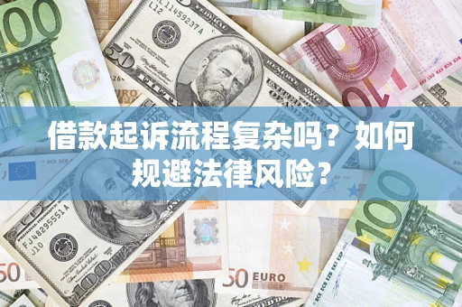 武汉借款起诉流程复杂吗？如何规避法律风险？