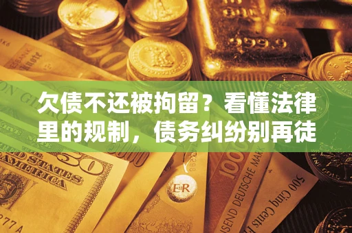 武汉欠债不还被拘留？看懂法律里的规制，债务纠纷别再徒劳奔波
