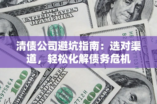 武汉清债公司避坑指南：选对渠道，轻松化解债务危机