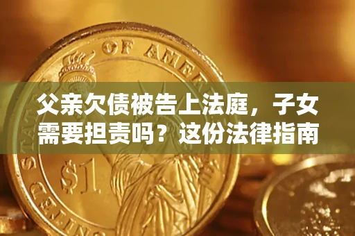 武汉父亲欠债被告上法庭，子女需要担责吗？这份法律指南必须看完